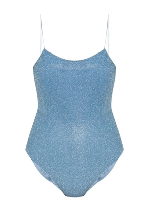 Oséree glitter-detailing swimsuit - Blue