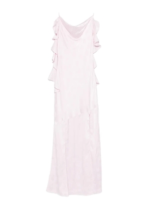 ROTATE BIRGER CHRISTENSEN ruffled floral maxi dress - Pink