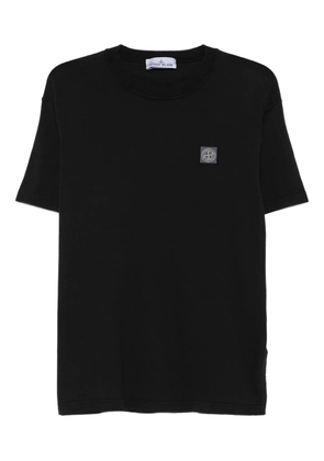 Stone Island logo-patch T-shirt - Black