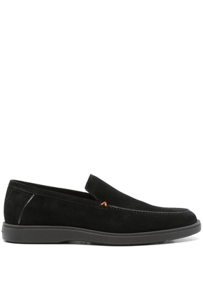 Santoni suede loafers - Black