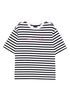 SPORT b. by agnès b. stripe T-shirt - Black