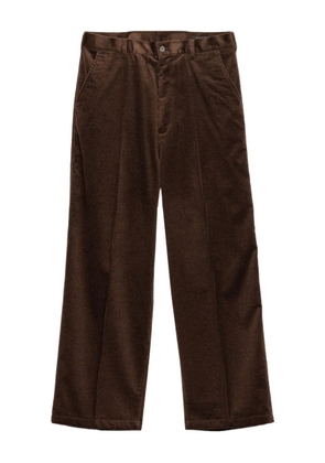 Prada corduroy straight-leg trousers - Brown