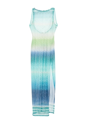 Missoni printed midi dress - Blue