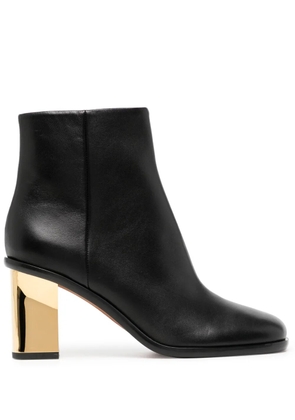 Chloé 75mm Rebecca leather boots - Black