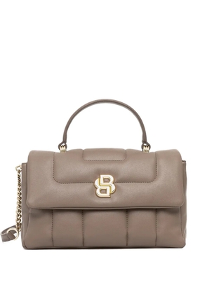 BOSS Icon quilted logo-detail tote bag - Brown