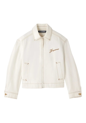 Jacquemus embroidered jacket - White