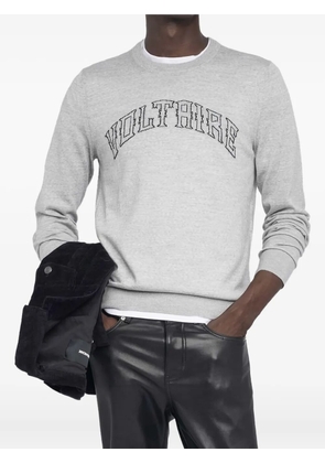 Zadig&Voltaire logo-print sweater - Grey