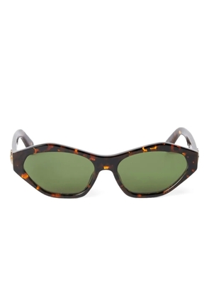 Off-White Eyewear cat-eye frame sunglasses - Brown