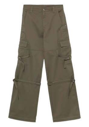 Ermanno Scervino strap-detail cargo pants - Green
