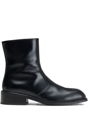 LEMAIRE zip-fastening square-toe boots - Black