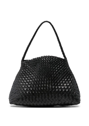 DRAGON DIFFUSION Santa Maria braided leather shoulder bag - Black