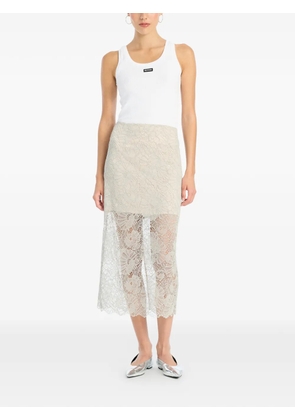 ROTATE BIRGER CHRISTENSEN lace midi skirt - Neutrals
