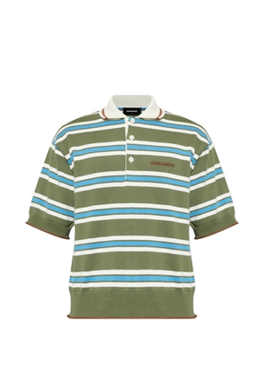 DSQUARED2 striped polo shirt - Green