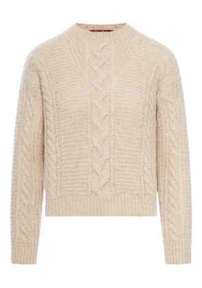 Max Mara cable-knit top - Neutrals