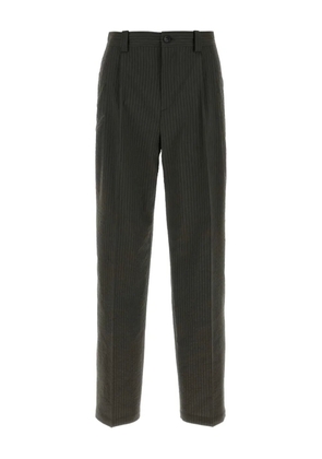 Maison Kitsuné pleated trousers - Green
