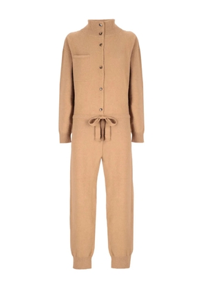 Laneus knitted jumpsuit - Neutrals