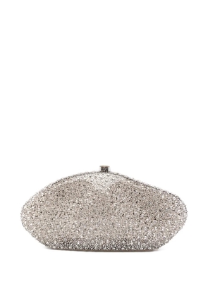 Cult Gaia Caldera embellished clutch bag - Silver