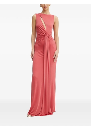 MARCIANO by GUESS knot-detail cut-out detail maxi dress - Pink