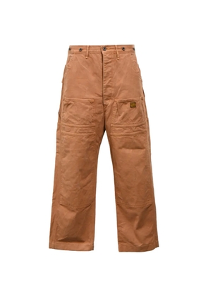 KAPITAL Lumber straight-leg cargo pants - Brown