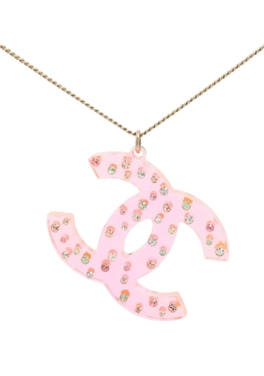 CHANEL Pre-Owned 2004 CC mark necklace - Pink
