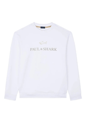 Paul & Shark logo-print sweatshirt - White