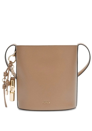 Furla Roxie pendant bucket bag - Brown