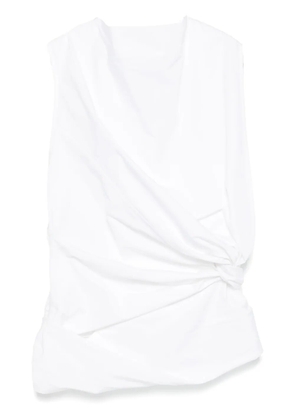 Jil Sander poplin top - White