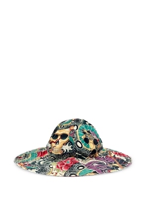 Who Decides War Visions patterned hat - Neutrals