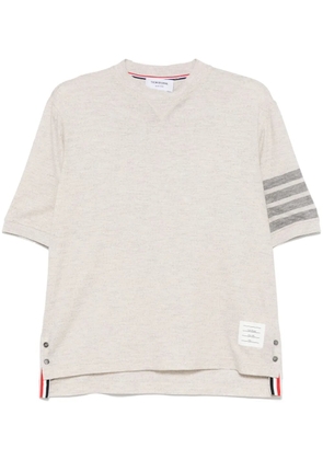 Thom Browne 4-Bar wool T-shirt - Grey