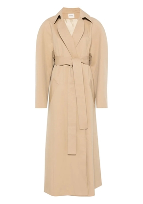 KHAITE Roth trench coat - Neutrals