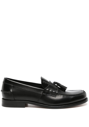 Tod's tassel-embellished leather loafers - Black