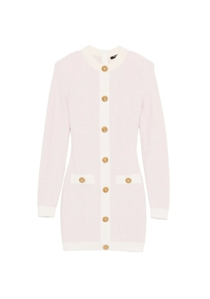 Balmain buttoned mini dress - Pink