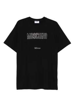 Moschino logo-embellished T-shirt - Black