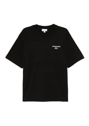 Lacoste logo-embroidered T-shirt - Black