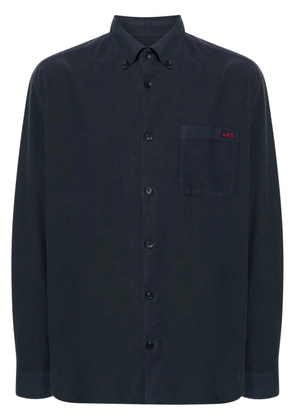 A.P.C. Mateo shirt - Blue