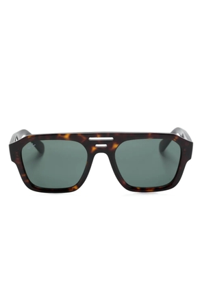 Ray-Ban Corrigan Bio-Based geometric-frame sunglasses - Brown