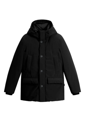 Woolrich button-fastening wool jacket - Black