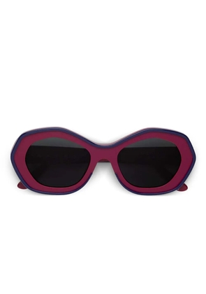 Marni Eyewear geometric-frame sunglasses - Red
