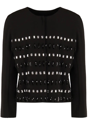 Max Mara crepe de chine jacket - Black