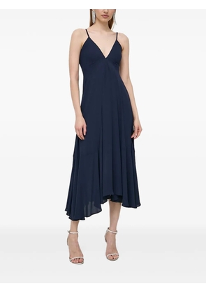 Silvian Heach sleeveless asymmetric midi dress - Blue