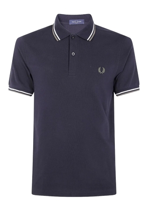 Fred Perry logo-detail polo shirt - Black