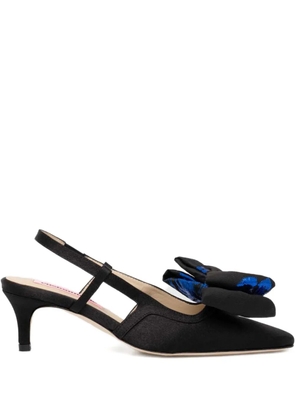 Custommade Anita slingback pumps - Black