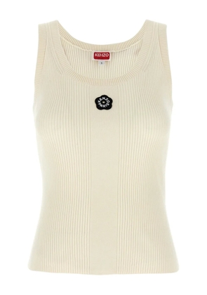 Kenzo Boke Flower 2.0 ribbed top - White