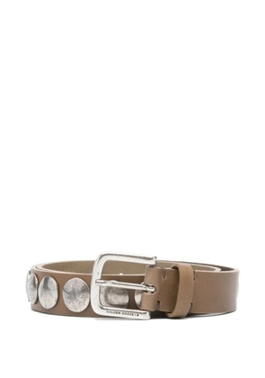 Golden Goose stud-embellished belt - Brown