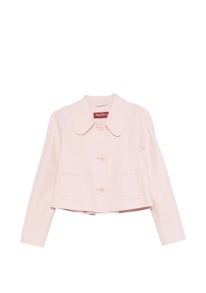 Max Mara collared patch-pocket jacket - Pink