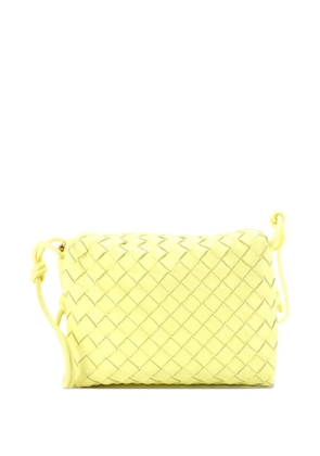 Bottega Veneta Pre-Owned Loop Intrecciato Nappa Small crossbody bag - Yellow