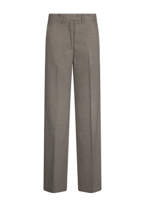 LIU JO chevron pleat trousers - Green