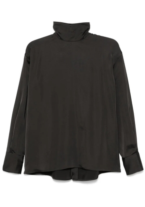Fabiana Filippi satin shirt - Black
