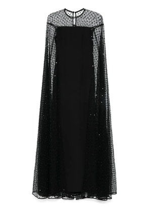 NISSA sequin-embellished gown - Black