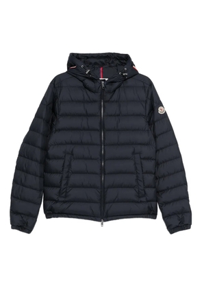 Moncler hooded quilted jacket - Blue